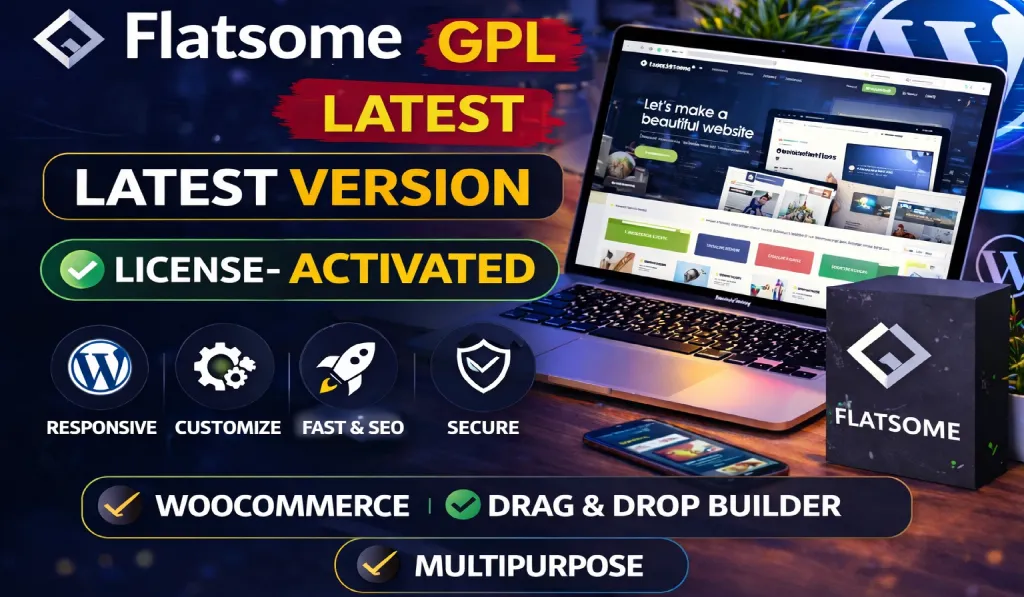 Flatsome Theme GPL Latest Version (License-Activated)